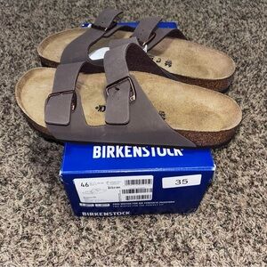 Birkenstock Arizona Men's Size 13 US 46 EU Mocca Sandals New Narrow Fit
